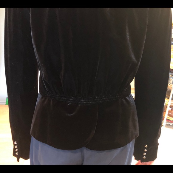 Juicy couture high quality thick velour cropped jacket. High Quality Rhinestone - Picture 10 of 12